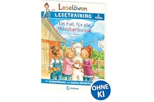 Leselöwen Lesetraining 2. Klasse - Ein Fall für die Mädchenbande: mit Silbenfärbung und großem Rätselteil - Erstlesebuch zum Lesenüben mit Rätseln für Kinder ab 7 Jahren