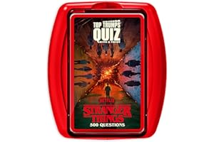Top Trumps Stranger Things Quiz Game Travel Classic Guessing Game for 2 plus players makes a great gift for ages 15 plus