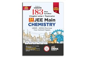 Disha's 183 New Syllabus Chapter-wise & Topic-wise JEE Main Chemistry (2025 - 2002) Previous Year Solved Papers 9th Edition | NCERT PYQ Question Bank with 100% Detailed Solutions