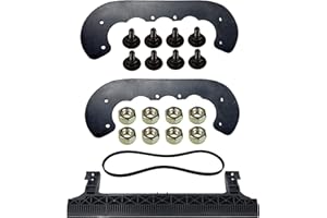 Hippotech 99-9313 Palettes de souffleuse à neige avec courroie en V 108-4921 grattoir 133-5585 108-4884 et kit de matériel pour écrou Toro PowerClear 621 souffleuse à neige