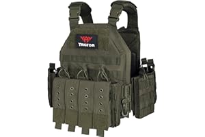 vAv YAKEDA Tactical Vest for Men Quick Release Outdoor Airsoft Vest Adjustable for Adults