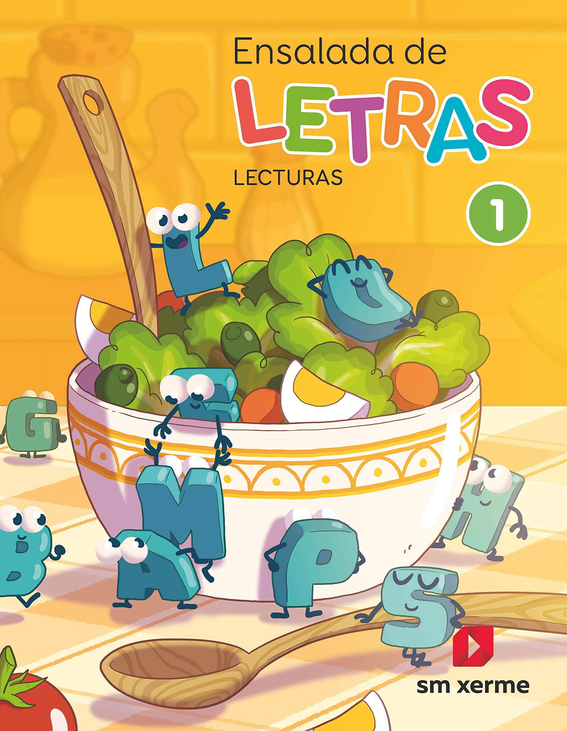 Lecturas. Ensalada de letras. 1 Primaria. Xerme