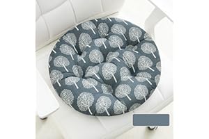 GSDJU Cuscini per sedie Set di 6 cuscini per sedie, Cuscino decorativo Cuscino Cuscino per sedie Cuscini da giardino 17 cuciture in un unico motivo, Cuscino rotondo spesso-10||40cm in diameter