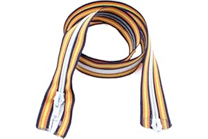 MERCERIA POUR TOI... Cerniera multicolor zip lampo spirale catena n° 6 divisibile e reversibile singolo doppio cursore lunghezza 80 cm altezza 3 cm giubbotto giacca gilet tirante (DOPPIO CURSORE)