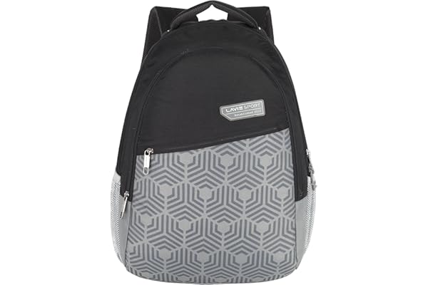 Lavie Sport Laptop backpack 29 litres Casual Bag with Padded Laptop Sleeve for Men & Women Rain Cover Backpack for Boys & Girls
