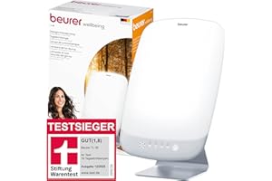 ‎BEURER Beurer TL 95 Tageslichtlampe, TESTSIEGER Stiftung Warentest, Simulation von Tageslicht, 14000 Lux, Medizinprodukt, Tageslichtleuchte bei Lichtmangelerscheinungen, SunLike® LED-Technologie, mit Dimmer