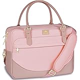 MATEIN Grande Borsa Porta PC 15.6 Pollici Donna, Resistente all'acqua Valigetta Portadocumenti Tracolla per Ufficio, Universi