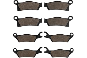 SOLLON Plaquettes de frein avant et arrière pour Can-Am Outlander 1000 450 570 650 850 6x6 Max, Renegade 1000 650 800R 850