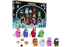 Among Us Giocattoli - Set Minifigure Bambini Personaggi Crewmate Impostor - Selezione Casuale (8 pezzi)