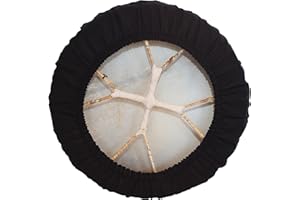 TERRÉ Fellschutz Baumwolle in Schwarz 40-44 cm für Djembe und Trommeln Drumskin Fellschoner