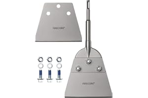 Firecore Burin Plat SDS PLUS, Burin Carrelage avec un Lame de Rechange, Burin SDS Large 270mm×130mm pour Perforateur Burineur, Convient pour Enlever les Adhésifs, les Carreaux