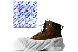 40 x Simply Direct Couvre-chaussures Robustes - Blanc - Choix de la Quantité - Sur-chaussures Réutilisables de Longue Durée