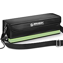 ImnBest Accutas voor e-bike, vuurvast, waterdicht en explosiebestendig, Lipo Safe Bag voor opslag, transport en opladen, 50 cm