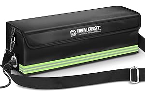 ImnBest Ebike Akku Tasche Feuerfest,Wasserdicht & Explosionssicher Lipo Safe Bag für Lagerung Für Lagerung,Transport,Aufladung (50CM)