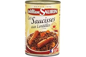 William Saurin les Saucisses aux Lentilles 420 g - Lot de 6