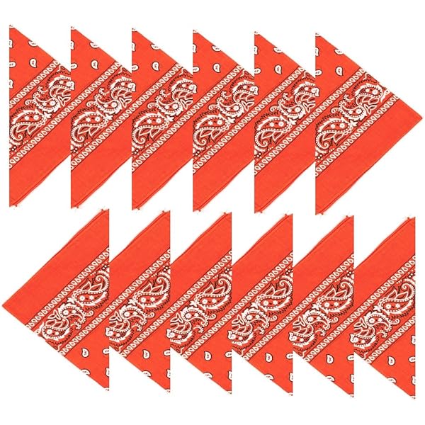 Bandana multifunzione con grafica classica rossa con dettagli bianchi