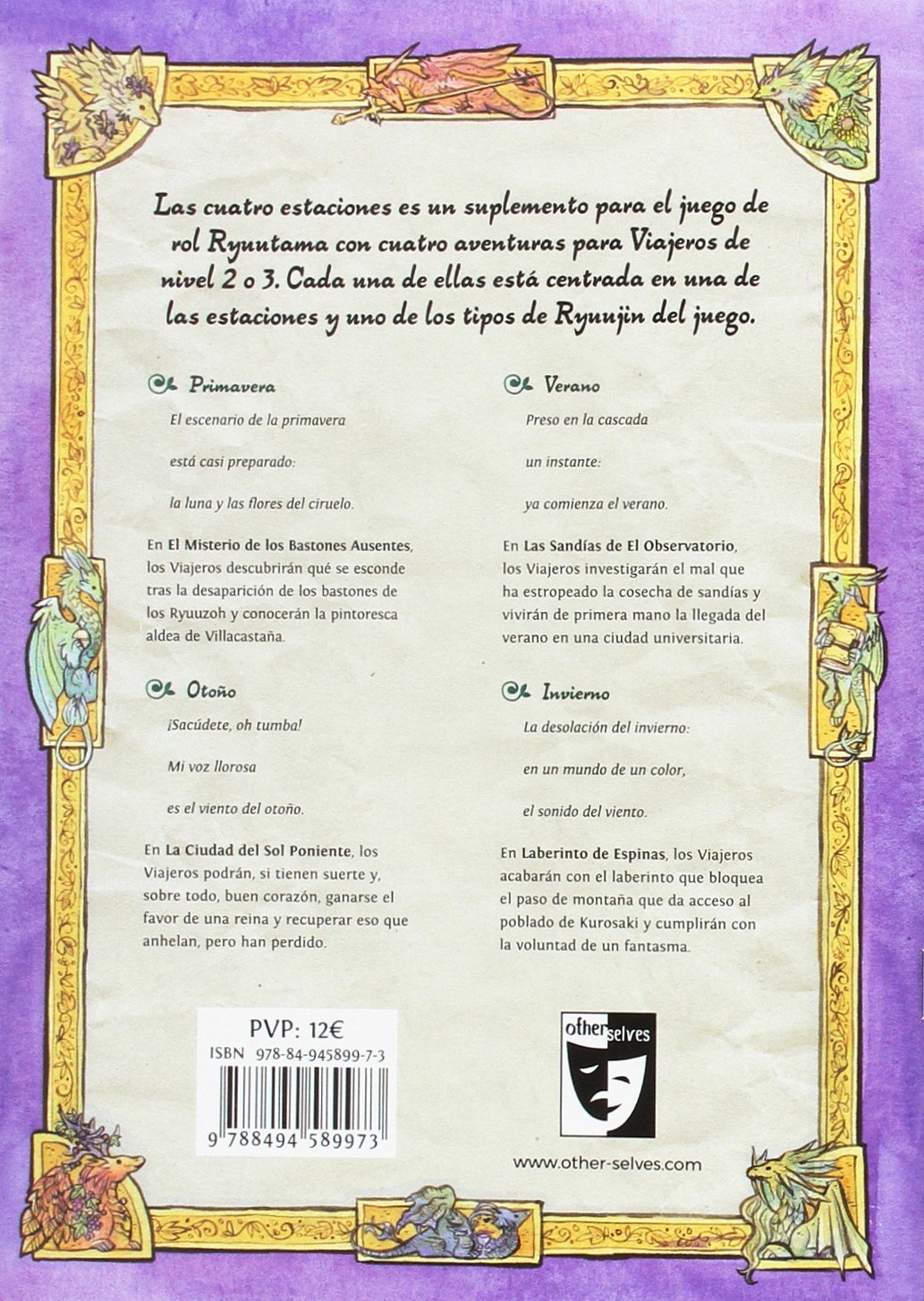 Other Selves- Ryuutama: Las Cuatro Estaciones, Multicolor (Other Selfs RYU004) - Imagen 3