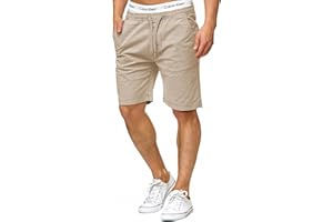 Indicode Kelowna męskie szorty chinosy z 4 kieszeniami | bermudy męskie szorty chinosy