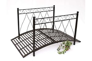 DanDiBo Pont en métal 111252 Pont en Fer 145cm Pont de Jardin Pont métallique Déco de Jardin