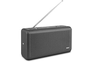 Nordmende Transita 210 – przenośne radio cyfrowe DAB+ & FM (przenośne pudełko muzyczne z głośnikiem Bluetooth, radio zewnętrzne z akumulatorem i zegarem)