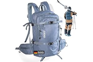 Otaro Sac à Dos Skis (20 l) - Ultra léger - Equipement Ski Homme - Accessoire Ski Homme et Femme - pour Le Ski, Le Cyclisme, Le Camping - Sac à Dos de vélo