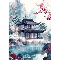 Peinture Diamant Adulte,Paysage Mer 5D Diamond Painting Complet,Diamant Strass Point De Croix