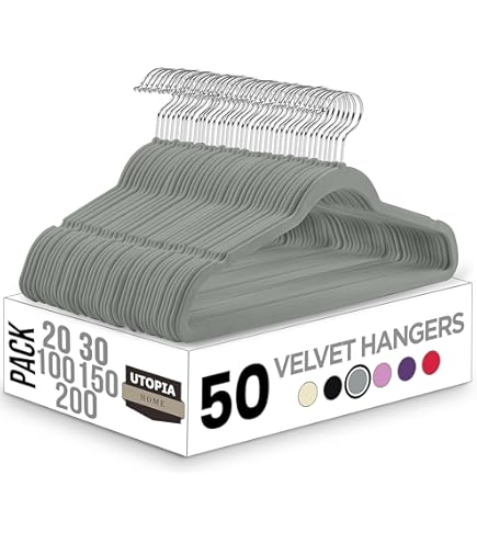 Grucce Appendiabiti In Velluto SONGMICS - 30 Pezzi Antiscivolo Con Barra Pantaloni, Ideali Per Ottimizzare Spazio Armadio - Foto 7