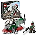 LEGO Star Wars Astronave di Boba Fett Microfighter Giocattolo, Modellino da Costruire set Mandaloriano per Bambini con 2 Shoo