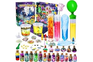 JOPSHEEN Kit de Fabrication de Potions Magiques pour Enfants, Set Créatif DIY pour Fabriquer des Potions Magiques, Jouet Éducatif pour Enfants à Partir de 8 Ans