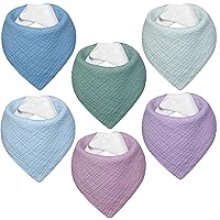 Bavoirs Bébé Naissance, Bavoirs Bébé Mousseline Foulard