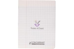 CONQUERANT Conquérant 41499 Cahier Classique Piqûre Poésie Couverture Polypropylène Papier Vert