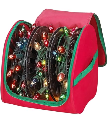 Scatola Portaoggetti Per Decorazioni Natalizie - 64 Scomparti Con Cerniera - Foto 7