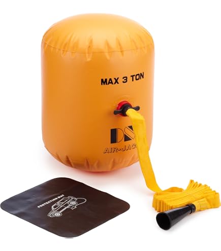 Cric Pneumatique 3T Anbull - Airbag Épaissi - Capacité 6600 LB - Levage 150-400mm - Pour Voiture/SUV