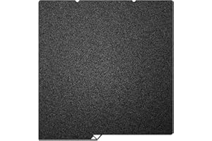 HIKUDIY Placa de construcción PEI texturizado negra de 264x276 mm para Kobra S1, plataforma flexible de acero con resorte para cama caliente, compatible con la impresora 3D Anycubic Kobra S1 Combo