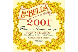 LA BELLA Labella L2001FH Flamenco Jeu de Cordes pour Guitare Hard Tension