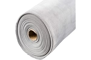 Stahlia Fliegengitter EDELSTAHL B x L: 100x200 CM Fliegennetz Fenster Balkontür Insektenschutz Gitter Lichtschachtabdeckung Edelstahlgewebe gegen Raten,Mäuse,Fliegen