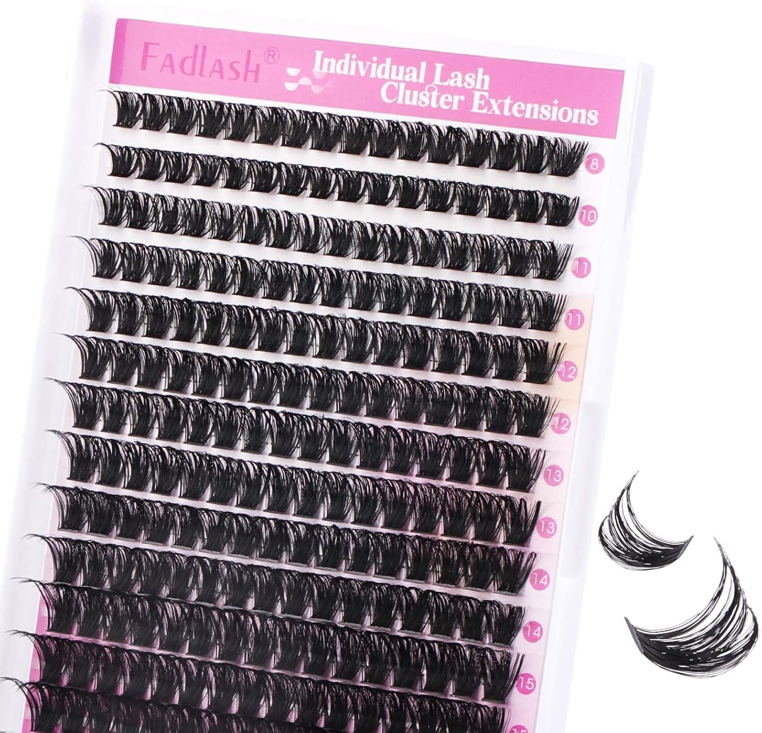 Qualité de Fabrication & Durabilité : Fadlash Cluster Lashes DIY Individual 100D 07
