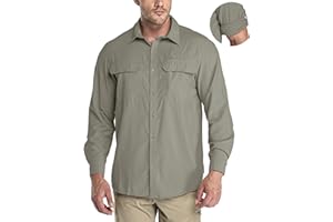 33,000ft Męska koszulka sportowa z długim rękawem, oddychająca koszulka funkcyjna, szybkoschnąca, dla mężczyzn, na wiosnę, lato, jesień, 50+, ochrona przed promieniowaniem UV, wędrówki, wędkowanie