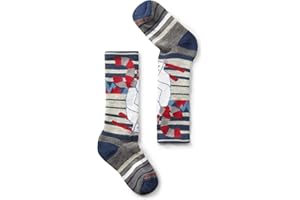 Smartwool Unisex Kids Kids' Ski Light Cushion Otc Socks Kids' Ski Light Cushion OTC Socks (pack of 2)