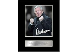 ICONIC PICS Sir Alex Ferguson Photo Display Manchester United FC #2 Autographed Gift Picture Print
