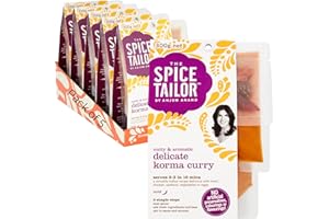 The Spice Tailor - Indian Curry Sauce Meal Kit, Delicate Korma Curry, Pack of 5, Vegetarian