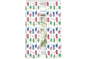 Franco Set di tende, microfibra, multicolore, 208,3 x 160 cm