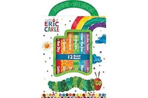 World of Eric Carle, My First Library Board Book Block 12-Book Set - First Words, Alphabet, Numbers, and More! - PI Kids: 12 Board Books