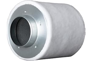 Prima Klima ECO Line (160-m³ - 240-m³ 100-mm Flansch AKF Aktivkohle-Filter Luft-Filter Geruchsfilter Abluft-Filter Grow Filter für Rohrventilatoren vers. Größen inkl. Cultivalley Anzucht-Dünger