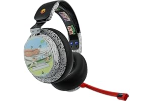 Skullcandy PLYR Cuffie da Gioco Wireless Over-Ear Multipiattaforma, 24 Ore di Autonomia, Enhanced Sound Perception e Microfono, Compatibili con Xbox, Playstation e Computer - Street Fighter