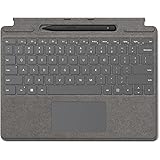 Microsoft Surface Pro 8/X Cover Alcantara + PEN - Platinum