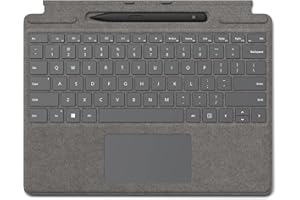 Microsoft Surface Pro 8/X Cover Alcantara + PEN - Platinum