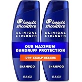 Head & Shoulders Clinical Dandruff Defense + Dry Scalp Recovery Shampoo 13oz Twin Pack