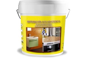 PINTURAS DECOLOR - Imprimación Alta Adherencia Multisuperficie al agua. 4 LITROS. Blanco (AZULEJOS, PVC, VIDRIO, TERRAZO)