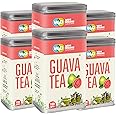 Way4Organic Guava Leaf Tea/Psidium guajava Tea 100 g Canister Pack (Pack of 6)